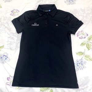 J.Lindeberg Omega Black Polo